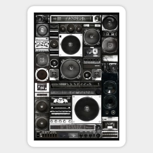 Boomboxes Sticker